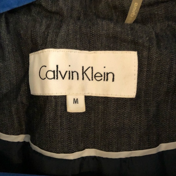 Calvin Klein Denim Trench Coat. Size M. - Picture 7 of 10